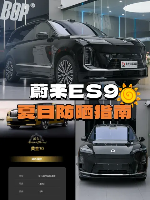 蔚来ES9威固窗膜隔热对比记录 · 图片7